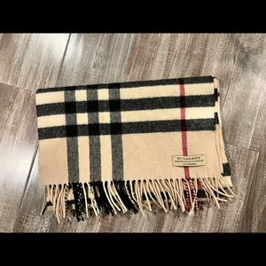 Authentic Burberry 100% Cashmere Scarf